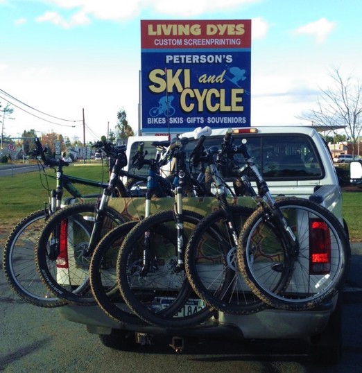 Bikes on Truck