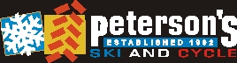Peterson's ski and cycle logo